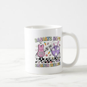 Radiate Hope Radiation Oncology Nurse Bunny Easter Coffee Mug