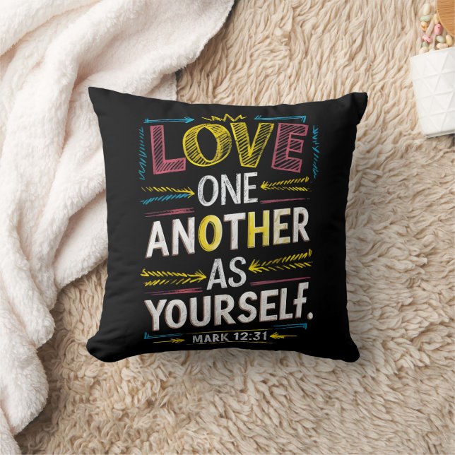 Radiate Love, Embrace Unity Cushion (Blanket)