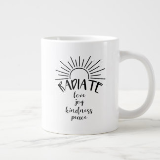 Radiate Love - Large Coffee Mug