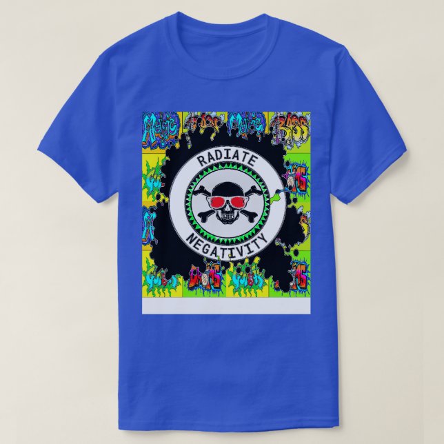 radiate Negativity 23 Graffiti T-Shirt (Design Front)