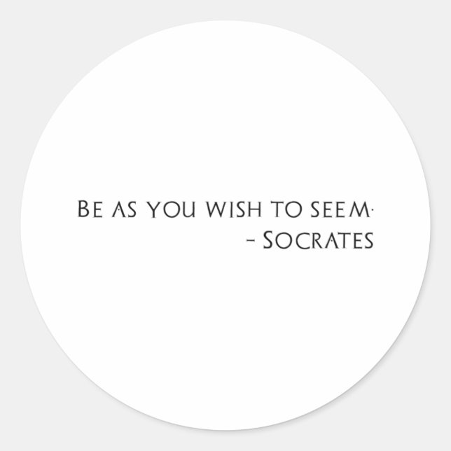 Radiate Positivity Classic Round Sticker (Front)