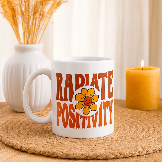 Radiate Positivity Coffee Mug (Creator Uploaded)