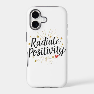 Radiate Positivity – Motivational Starry Quote