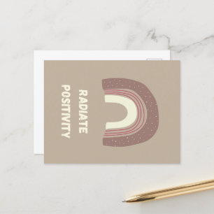 Radiate Positivity Postcard
