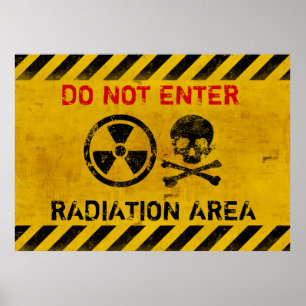 Radiation Hazard Poster