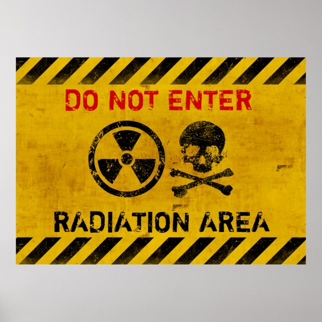 Radiation Hazard Poster (Front)