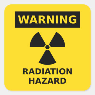 Radiation Hazard Sticker