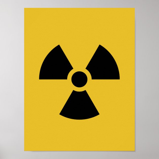 Radiation Hazard Symbol Poster (Front)