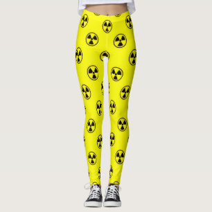 Radiation Logo Pattern Leggings