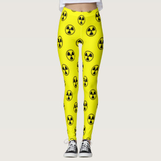 Radiation Logo Pattern Leggings