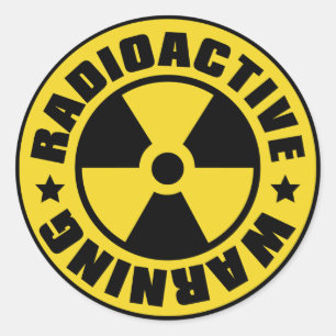 Radiation_S Classic Round Sticker