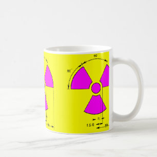 radiation sign coffee mug