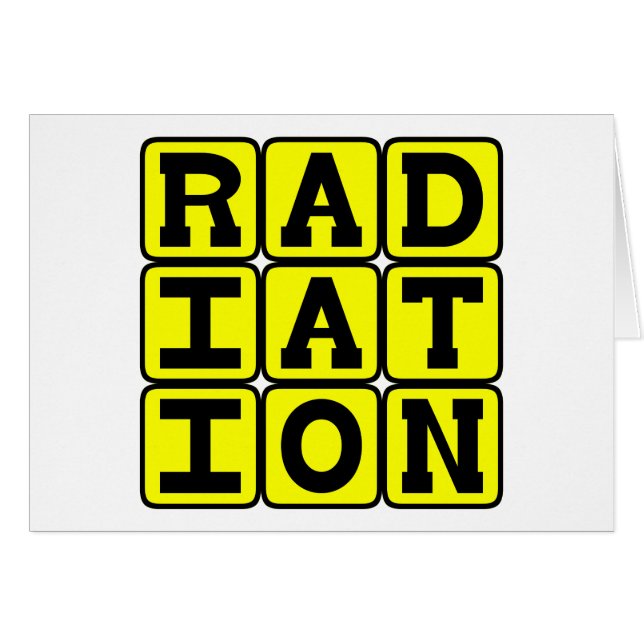 Radiation, Stay Away (Front Horizontal)