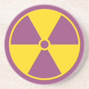 Radiation Symbol Coaster