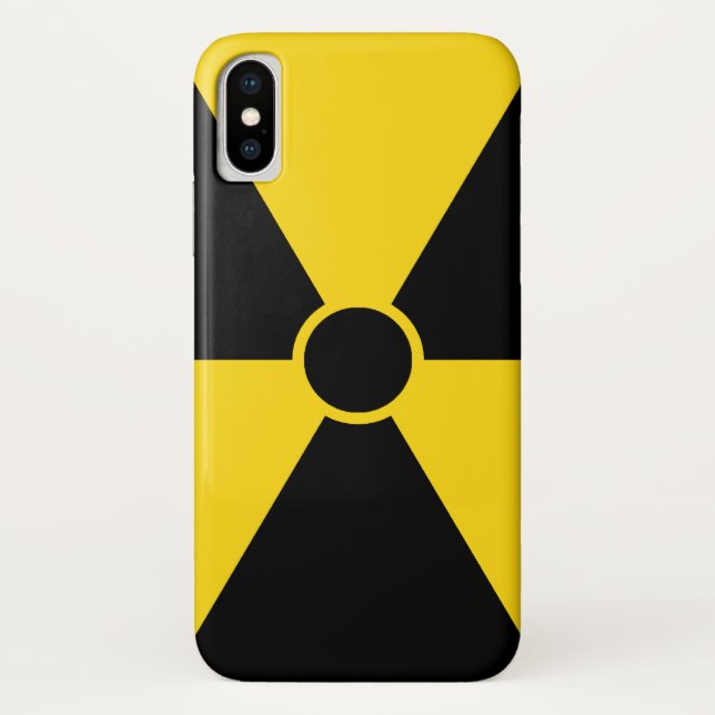 Radiation Symbol iPod Case (Back)