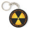 Radiation Symbol Keychain