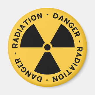 Radiation Symbol Magnet