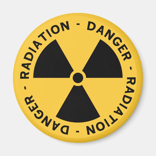 Radiation Symbol Magnet (Front)