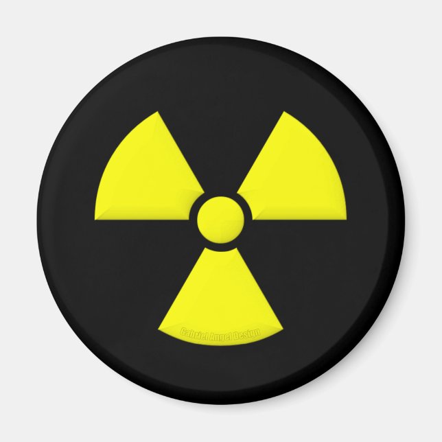 Radiation Symbol Magnet (Front)