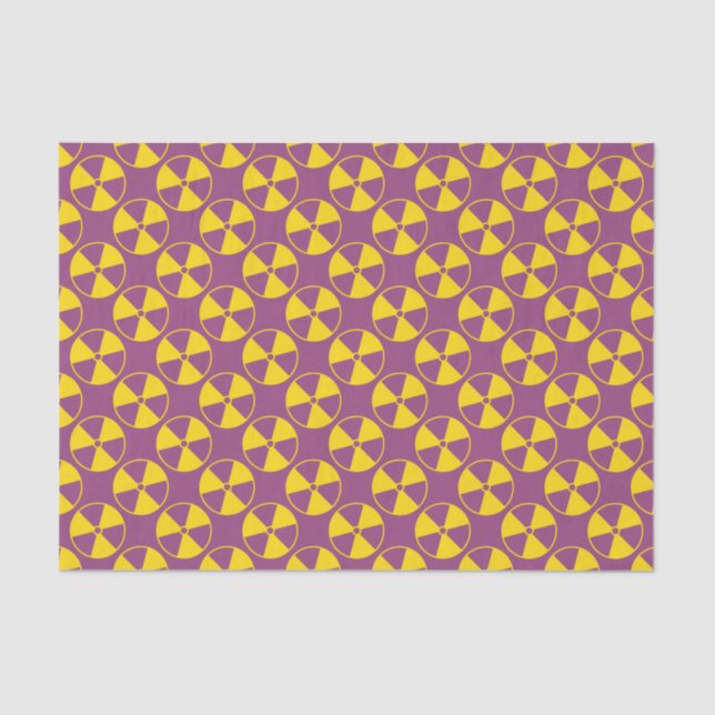 Radiation Symbol Pattern Tissue Paper (Front)