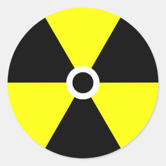Radiation Symbol Sticker