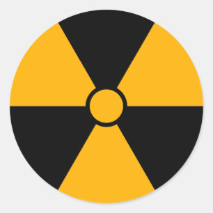 Radiation Symbol Sticker