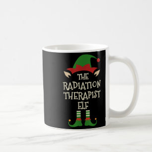 Radiation Therapist Elf Family Christmas Matching Coffee Mug
