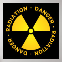 Radiation Warning Poster