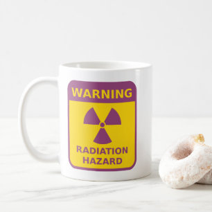 Radiation Warning Sign Coffee Mug