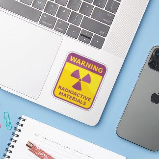 Radiation Warning Sticker