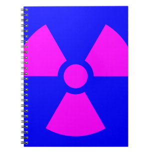 Radiation Warning Symbol Notebook