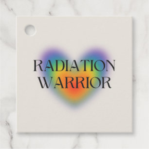 Radiation Warrior Cancer Care Package Favour Tags