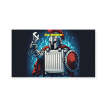 Radiator Specialist Plumber Business Card 