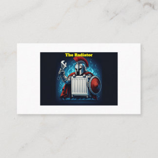 Radiator Specialist Plumber Business Card 