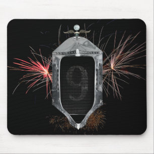 Radiator with Fireworks Mouse Pad