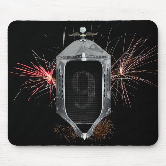 Radiator with Fireworks Mouse Pad (Front)