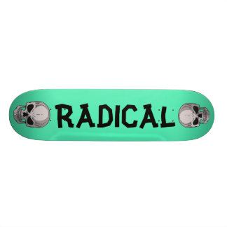 Radical 80s skateboard
