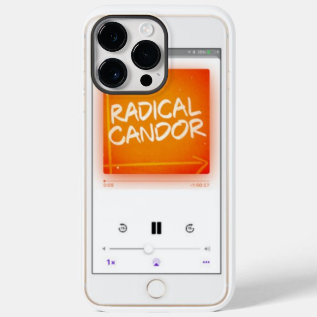Radical Candour Podcast iPhone 14 Pro Max Case (Back)
