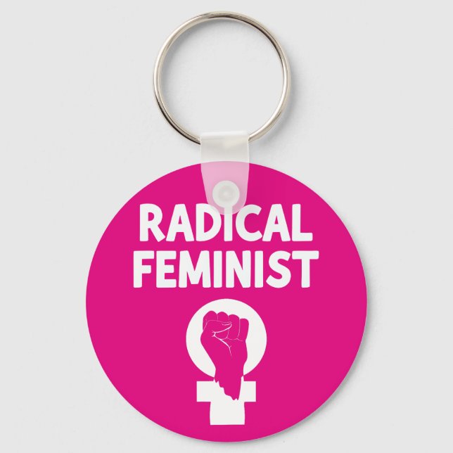 Radical Feminist Key Ring (Front)