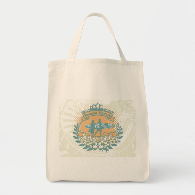 Radical Habits Surfing Tote Bag (Front)