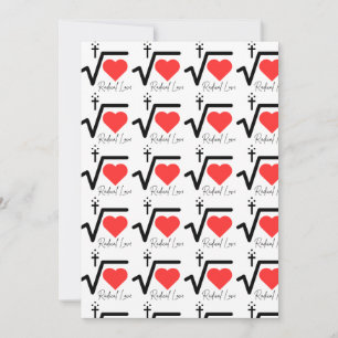 Radical Love print invitations and thank you cards