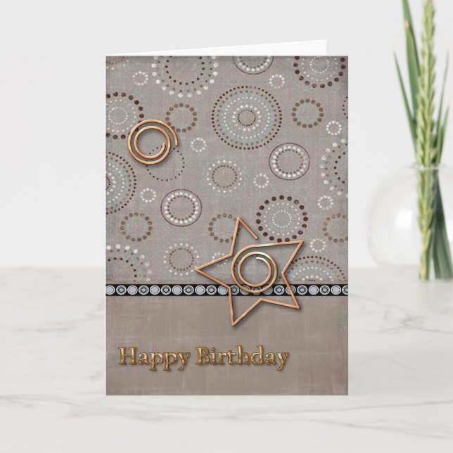 Radical Radial Birthday Card (Front)