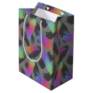 radical retro rainbow : medium gift bag