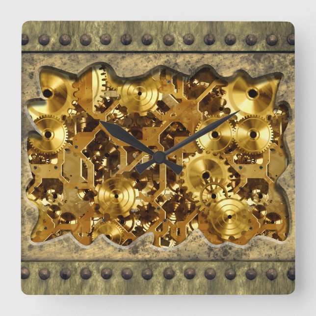 Radical Steampunk 10 Clock (Front)