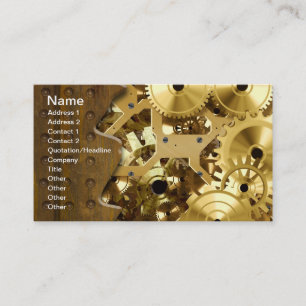 Radical Steampunk 3 Business Cards