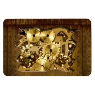 Radical Steampunk 3 Premium Magnet