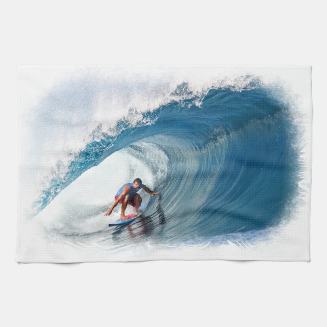 Radical Surfer 1B Kitchen Towels (Horizontal)
