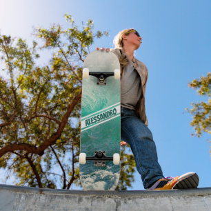 Radical Wave Custom Name Skateboard