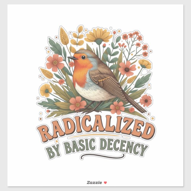 Radicalized by Basic Decency Vintage Inspirationa (Sheet)