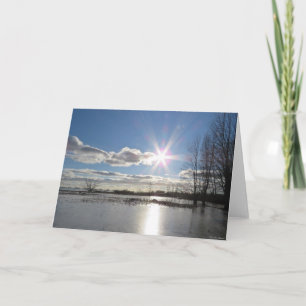 Radient Sun - Blank Greeting Card